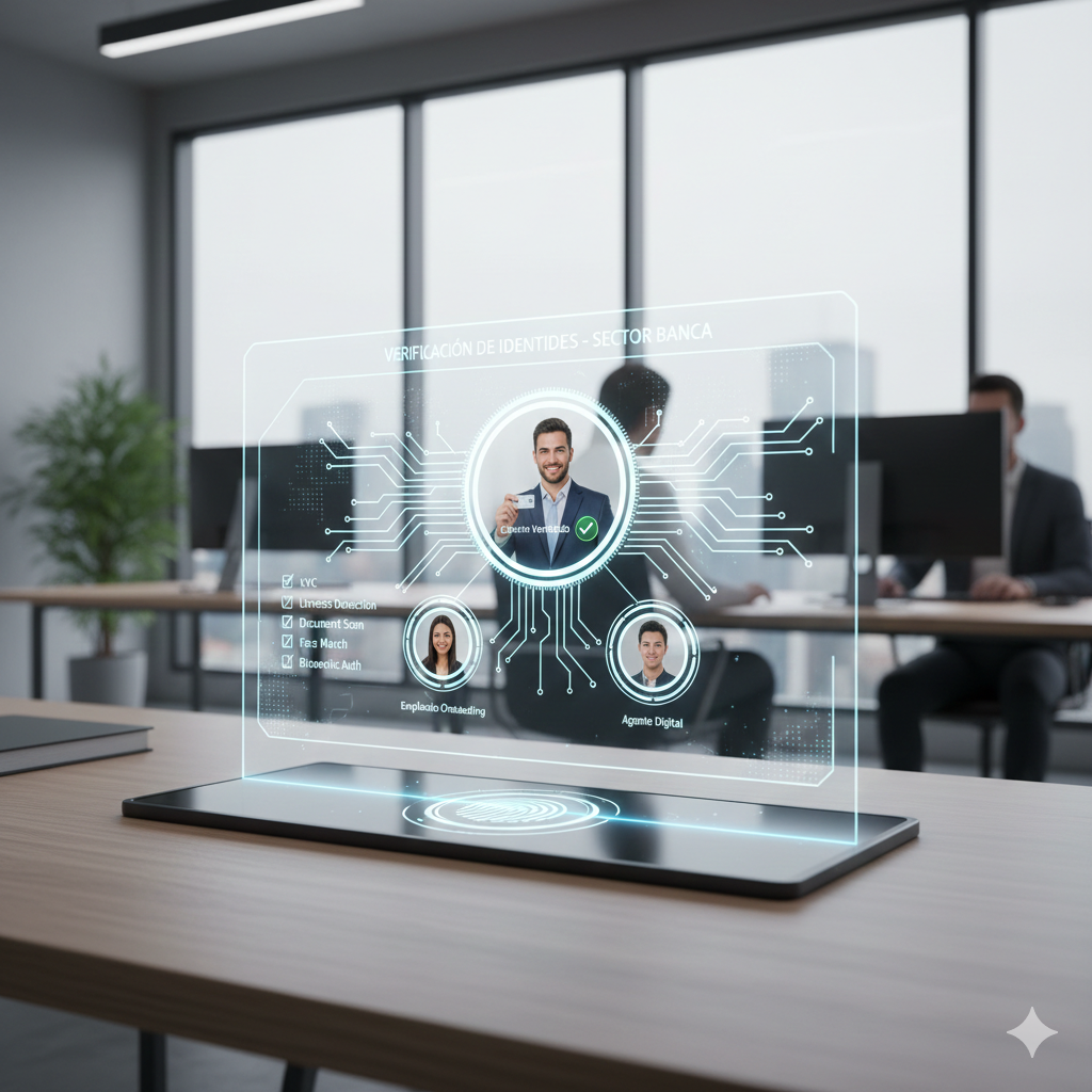verificación de identidades de clientes y empleados mediante KYC para el sector banca