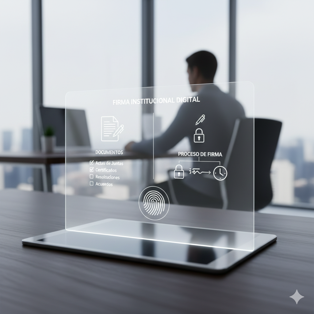 firma digital segura y con validez legal para documentos institucionales