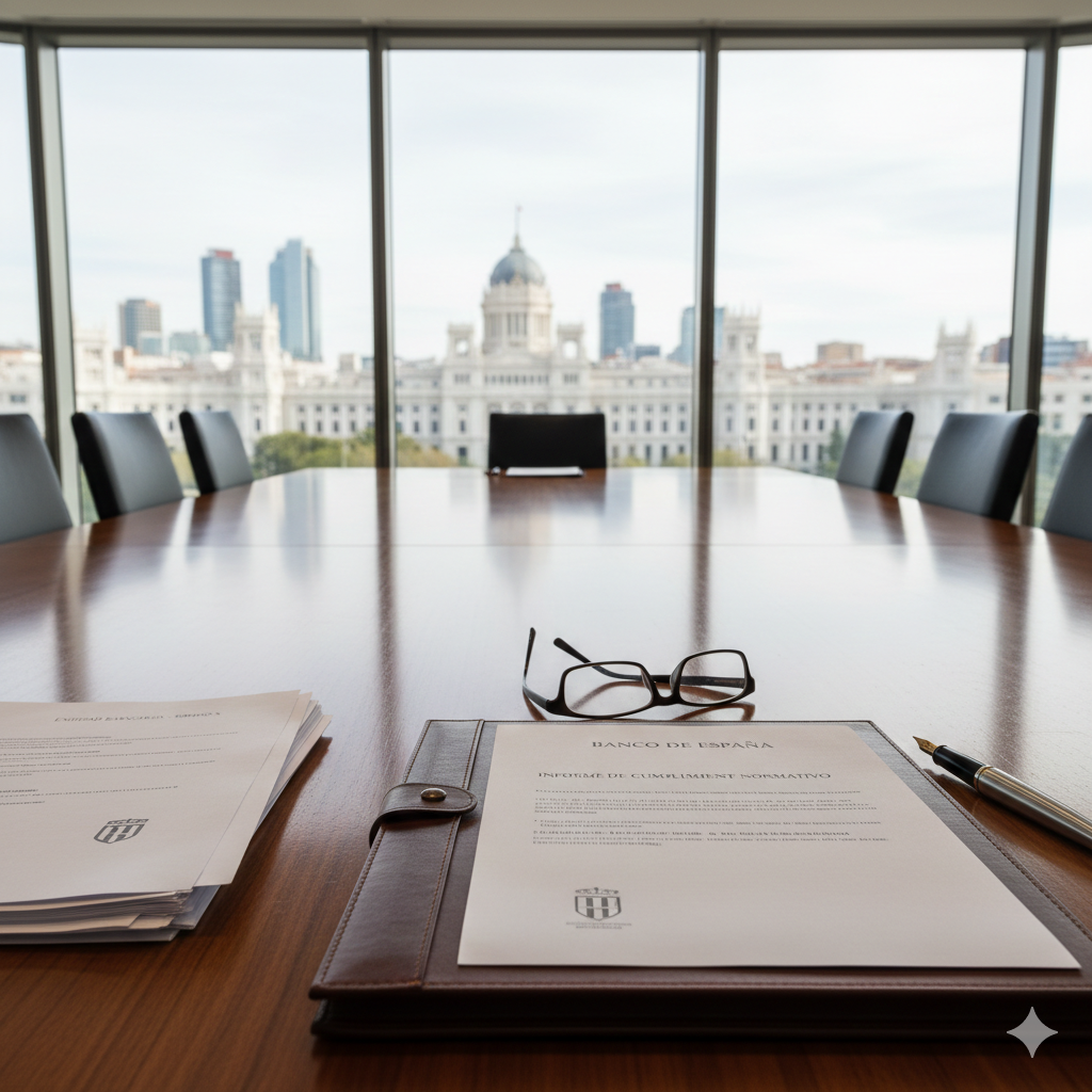demuestra el cumplimiento normativo ante el banco de españa